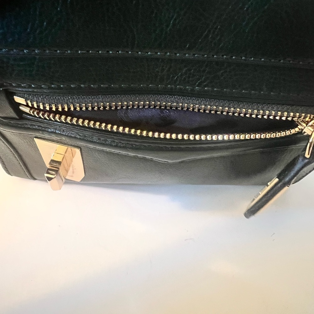Authentic REBECCA MINKOFF Crosby Crossbody Bag Green Leather!!! - Picture 8 of 15